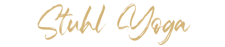 Schriftzug Stuhl Yoga
